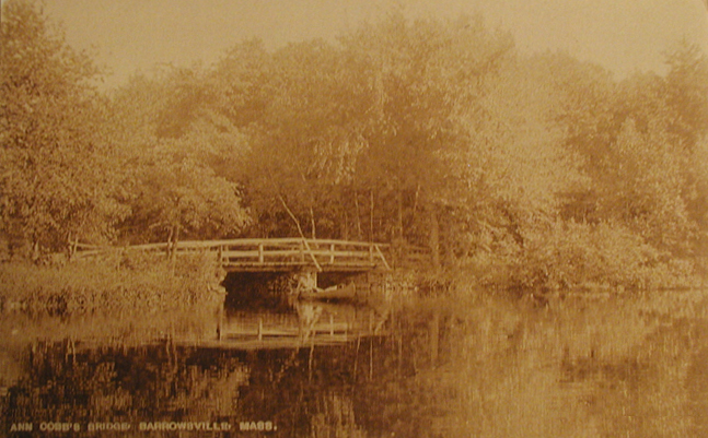 Witch Bridge, Norton Massachusetts, Ann Cobb